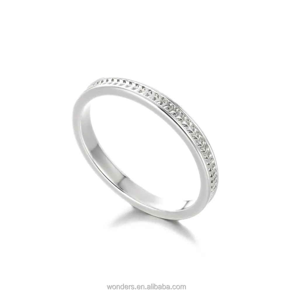 Anel de trigo antigo, prata esterlina, banhado de latão, anel para mulheres, equipamento de promessa de casamento