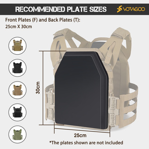 Porte-plaques tactique personnalisé JPC 2.0, système MOLLE, à libération rapide, entièrement modulaire, léger, équipement de terrain CS - Product Image 6