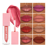 Gloss à lèvres liquide minéral de haute qualité en gros, hydratant, mat et brillant, cosmétiques de maquillage beauté