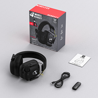 Generasi baru headphone On-ear komuter gigi biru unggulan ONIKUMA GT888 Headset Headband yang dapat disesuaikan