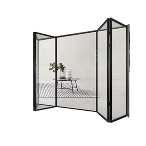 Ventanas Plegables Verticales de Aluminio con Doble Acristalamiento de Alta Calidad, Insonorizadas, Suministro Directo de Fábrica, Puertas Plegables Delgadas para Cocina - Product Image 5