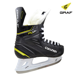 <span class=keywords><strong>Graf</strong></span> Chaussures de hockey sur <span class=keywords><strong>glace</strong></span> pour débutants Hommes Femmes Enfants Jeunes Adultes <span class=keywords><strong>Patins</strong></span> d'entraînement d'hiver avec doublure en maille - Product Image 4