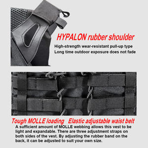 เสื้อกั๊กยุทธวิธีคุณภาพสูงแบบกำหนดเองสำหรับการยิงปืน ล่าสัตว์ กระเป๋าเป้สะพายหลัง - Product Image 6