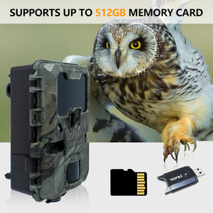 Fotocamera da <span class=keywords><strong>Caccia</strong></span> 4K HD Wireless con Sensore CMOS, Scheda SD, Alimentazione Solare, Visione Notturna 32-49ft, 112-130°, 20MP - Product Image 5