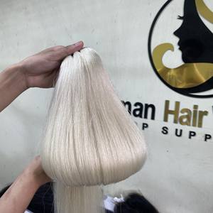 Tissage en lot brésilien à cuticules alignées en vison, 613 cheveux vierges, Extensions de cheveux lisses, Grade 12A, 100% cheveux humains - Product Image 4