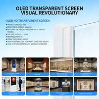 Écran OLED auto-luminescent haute transparence, personnalisable, avec support SDK professionnel, pour utilisation en hall d'exposition, compatible OEM, avec fonction de carrelage