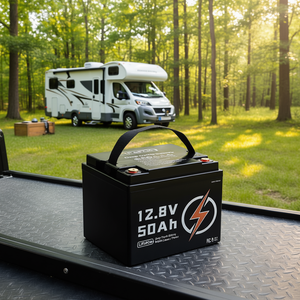 Batterie LiFePO4 à décharge profonde 12,8V 50Ah pour systèmes de stockage d'énergie solaire pour camping-cars - Product Image 2
