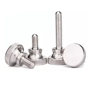 Stainless Steel Galvanized Brass Copper Flat Round Spade Head Thumb Bolt Slotted Hex Hexagon Socket Shoulder Captive Step Bolt