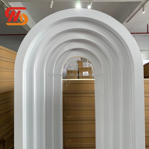 SMOOTH Top Quality PVC White Arch <b>Backdrop</b> Wedding Reception <b>Backdrop</b> for Party Banquet - Product Image 4