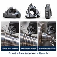 16ER-AG60 CNC Lathe Tools for Metric and Inch External Threading for Stainless Steel Ast Iron Harded Metal