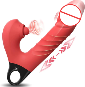 Kadınlar için 3'ü 1 Arada G Noktası Klitoral Vajinal Vibratör Otomatik İtme Silikon Seks Oyuncağı USB Şarjlı IPX6 Su Geçirmez 10 - Product Image 1