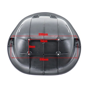 Kit de Asiento de Carreras para Karting ATV Negro de Plástico, Kit de Carreras de Motos, Soporte para Escritorio de Karting, 433x345mm, Accesorios para Motocicletas - Product Image 4