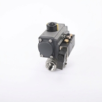 Vanne à boisseau sphérique en acier inoxydable à commande pneumatique 3 voies FURUI, raccords BSPP/BSPT/NPT, revêtement PTFE, certifiée ISO9001 CE, OEM