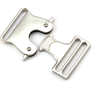 Fibbia in metallo a scatto, fibbia per cintura da bagaglio, fibbia per corda di trazione - Product Image 3