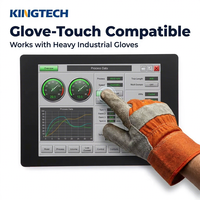 Kingtech OEM Wide Tempe -40 ℃ ~+85 ℃   Panel de Control de Automatización con Pantalla LCD Anti-Vibración OEM, Módulo LCD de Grado Industrial Personalizado HMI