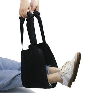Rehabilitation Transfer Belt Black Support <b>Seat</b> Belt For Indoor Patient <b>Walking</b> Aid - Product Image 2