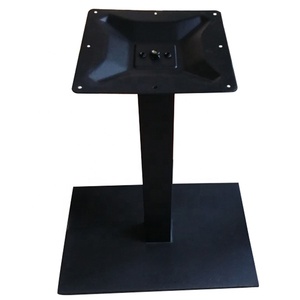 Base de <span class=keywords><strong>table</strong></span> <span class=keywords><strong>rectangulaire</strong></span> en <span class=keywords><strong>fonte</strong></span>, <span class=keywords><strong>pied</strong></span> de <span class=keywords><strong>table</strong></span> en métal plat avec pieds réglables pour <span class=keywords><strong>table</strong></span> de restaurant - Product Image 3