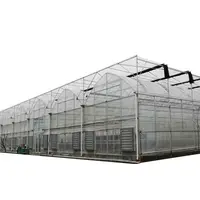 Çok açıklıklı galvanizli çelik çerçeve dikey hidroponik kule sistemi tarım seralar fiyat satılık