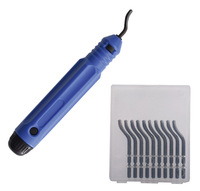 Couteau de débavurage et de finition manuel de qualité industrielle NP, grattoir manuel, ensemble d'outils de chanfreinage pour plastique et métal NP-H-1-12 ODM