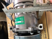 Compresor de aire acondicionado para excavadora Volvo EC350 EC360 EC380 EC460 EC480 EC700