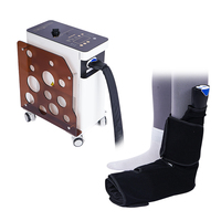 CRYOPUSH Nouvelles bottes de compression complètes pour jambes Appareils de thérapie par le froid pour la récupération du genou Système d'équipement de compression