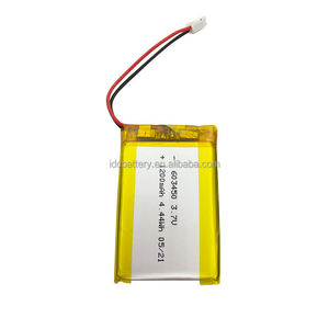 แบตเตอรี่ลิเธียมไอออน<span class=keywords><strong>063450</strong></span>ลิเธียมไอออน3.7V 1000mAh 603450 mAh 3.7V 603450 2PIN 1100mAh 3.7V 4.07wh - Product Image 6