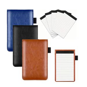 Compact <b>Leather</b> Pocket <b>Diary</b> Planner with 100 Sheets Custom Color & Logo A5 Size for Company Work - Product Image 1