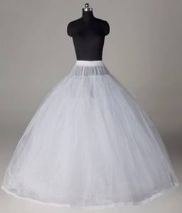 QUEENSGOWN Hotsale en Stock robe de mariée <span class=keywords><strong>jupon</strong></span> robe de bal jupons jupe noir et blanc avec sous-vêtements en os - Product Image 5