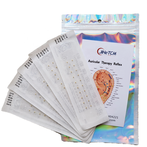 1.5mm Or Argent Plaqué Clair Bande Médicale Oreille Point Autocollants pour Perte De Poids Beauté Soins Auriculaire Oreille <span class=keywords><strong>Accupuncture</strong></span> - Product Image 1