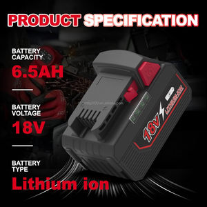 Pin Thay Thế Cho Milwaukee 18V Li-<span class=keywords><strong>ion</strong></span> Công Cụ Điện M18B Pin Thay Thế Milwaukee 6Ah - Product Image 2