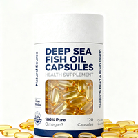 Emballage personnalisé en tube de papier kraft de qualité alimentaire pour capsules d'huile de poisson, compléments alimentaires, nourriture pour animaux de compagnie, cylindre hermétique avec logo