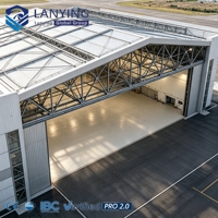 Hangar Prefabricado de Acero Resistente con Diseño de Gran Vano para Almacenamiento Industrial y Mantenimiento