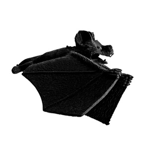 Decorazioni di Halloween Pafu, Pipistrelli Vampiro in Gomma da Appendere, Ornamenti Realistici e Spaventosi, Neri, 23x11x0.8cm - Product Image 4