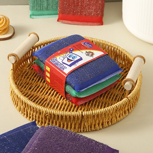 Éponge de nettoyage de cuisine multi-usages durable et anti-rayures pour la vaisselle, <span class=keywords><strong>prix</strong></span> d'usine - Product Image 3