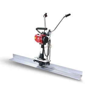 Niveleuse vibrante à béton rouge à essence avec moteur haute puissance pour la finition des sols de construction - Product Image 1