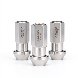 Tuercas de Seguridad Cónicas Forjadas de Acero Inoxidable para Carreras M12 M14, Tuercas de Fijación de Ruedas para Modificación de Automóviles - Product Image 1