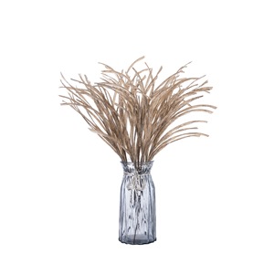 Bouquet d'herbe de la pampa artificielle CallaFloral, jaune clair, branche unique, décoration d'intérieur, grande taille - Product Image 5