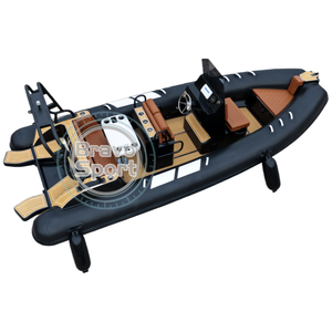 Vente chaude 580cm bateau à rames coque en aluminium robuste <span class=keywords><strong>semi</strong></span>-<span class=keywords><strong>rigide</strong></span> bateau à côtes gonflables - Product Image 2