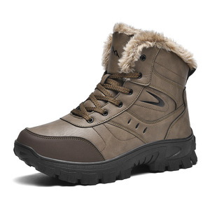 2024 nuovo popolare di grandi dimensioni scarpe <span class=keywords><strong>da</strong></span> uomo Shearling resistente all'acqua scarponi invernali <span class=keywords><strong>neve</strong></span> termica cotone pelle di pecora <span class=keywords><strong>da</strong></span> passeggio <span class=keywords><strong>per</strong></span> le ragazze - Product Image 2
