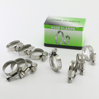 Collier de serrage pour radiateur de bâtiment standard YDS en acier inoxydable 304, hydraulique, métrique, largeur de bande 9 mm, vis hexagonale 7 mm, 16-25 mm
