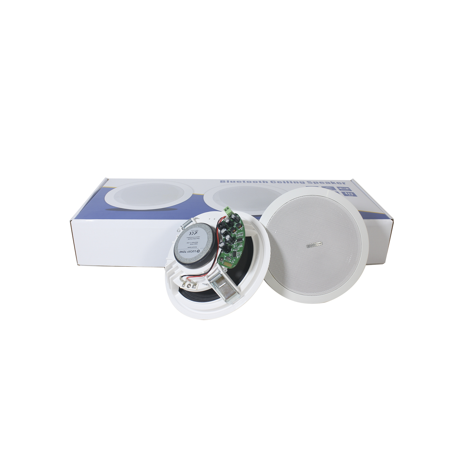 Smart Home Audio 6.5 Inch Wireless bluetooth Active Full Range Ceiling Speaker 2*20W With Remote Controller · image 3