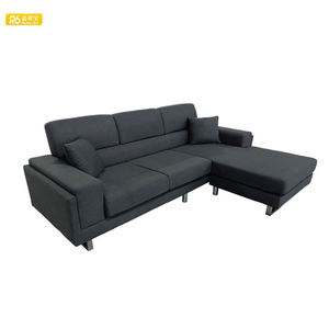 Muebles familiares modernos Sala de estar Sofá en forma de L Tela Sofá cama de algodón Caliente en compras en línea América Filipinas - Product Image 4