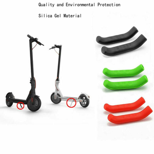 2PCS <span class=keywords><strong>Poignée</strong></span> <span class=keywords><strong>de</strong></span> <span class=keywords><strong>frein</strong></span> et protection <span class=keywords><strong>de</strong></span> béquille Housse en silicone pour <span class=keywords><strong>Xiaomi</strong></span> Mijia <span class=keywords><strong>M365</strong></span>/PRO Pièces détachées pour scooter électrique - Product Image 5