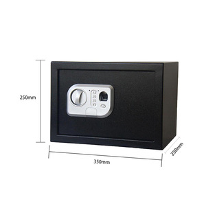 Wanjiabao Fingerprint Safe 250x350x250mm Carbon Steel Office Home <b>Security</b> Safe With Digital Lock - Product Image 1