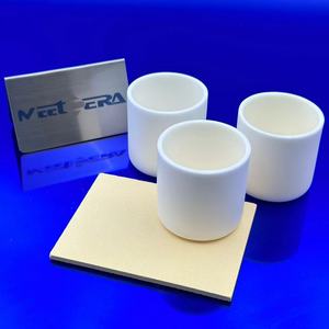 <span class=keywords><strong>Creuset</strong></span> en céramique d'alumine cylindrique précis pour analyse thermique 1800C, pièces en céramique d'alumine personnalisées - Product Image 3