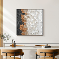 Art mural 3D sur mesure en gros, nature morte contemporaine abstraite, décoration de luxe pour hôtel et salon, cadre personnalisé, multi-pièces