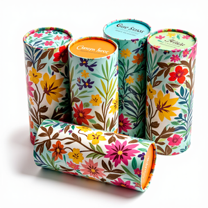 Boîte d'emballage de cylindre rond vide imprimé de logo personnalisé coffret cadeau de thé haut de gamme avec gaufrage et tube de papier de doublure en éponge - Product Image 6