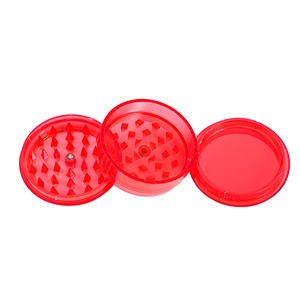 מטחנת טבק מפלסטיק עם לוגו בהתאמה אישית, מכירה חמה מהמפעל, מטחנות עישון קלאסיות באיכות גבוהה, 60 מ\\\"מ, 3 שכבות - Product Image 3