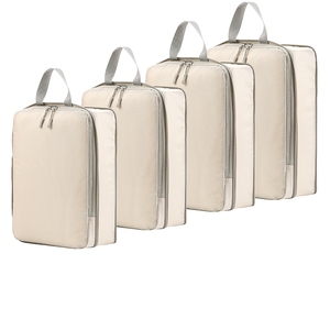 Lot de 4 cubes de compression en maille suspendus, durables, grands et petits, pour bagages de voyage et valises cabine - Collection 2026 - Product Image 2