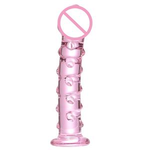 Frauen Sexspielzeug Simulation Penis Pink Crystal Dildos <span class=keywords><strong>Xxxl</strong></span> Glas dildos - Product Image 2